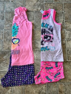 Girl’s XL Summer Sleeveless PJ Bundle